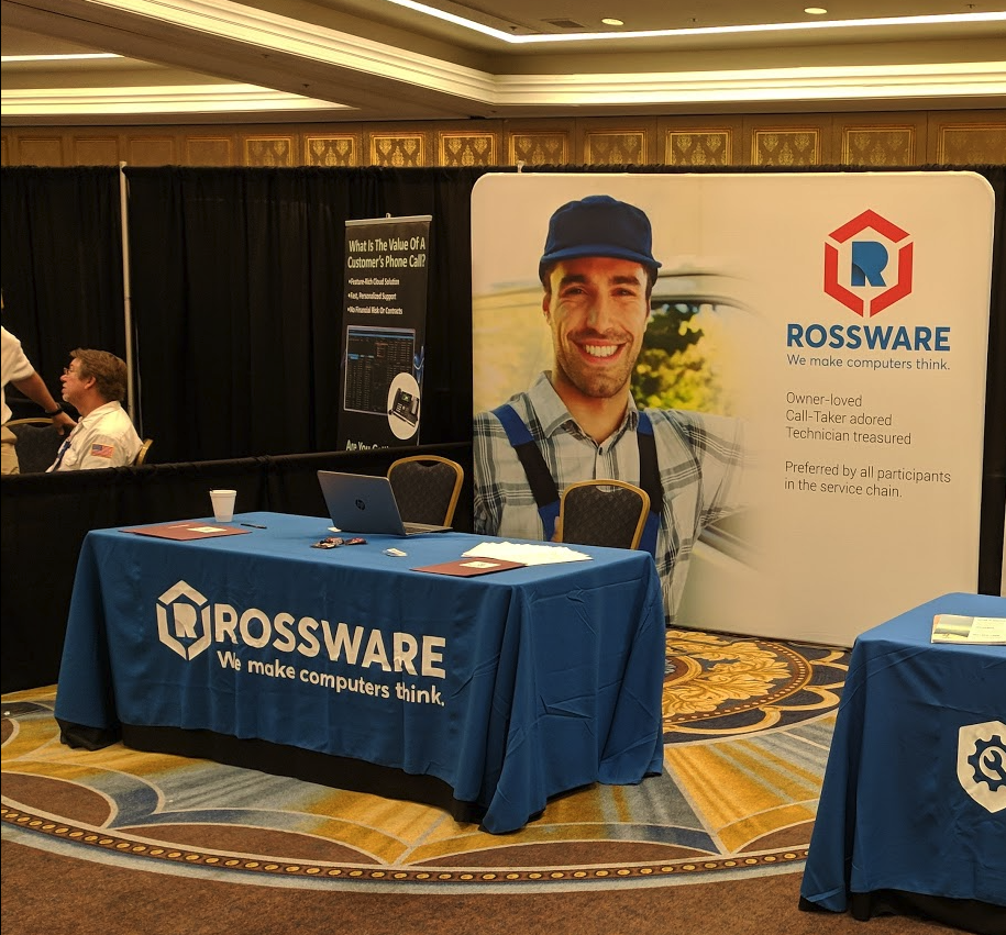 Rossware at a tradeshow